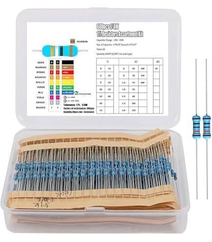 Amazon | KOA 金属皮膜抵抗器 MFS1/4シリーズ 62Ω 0.25W ±1% MFS1